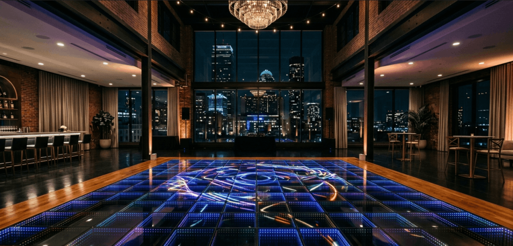 led dance floor